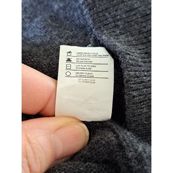 Vince Womens 100% Cashmere Gray Button-Front Sleeveless Vest Pockets Size M Nice - Picture 9 of 9